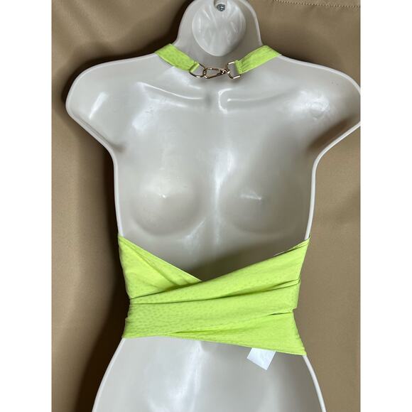 Esteban Cortazar Green Tie Around Top XS - Picture 10 of 14